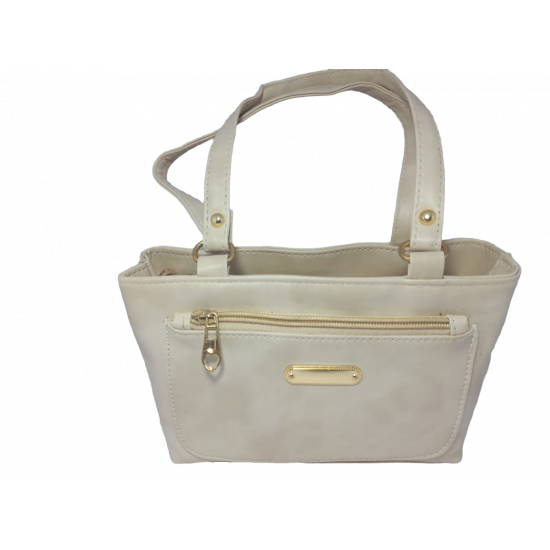 XFashio Women's Handbag (Cream)