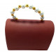 XFashio Women's Stylish Handbag Brown
